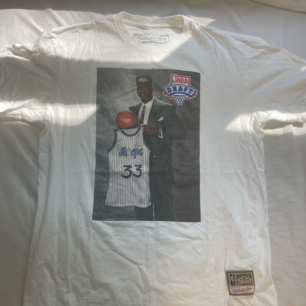 Shaq throwback tee size large